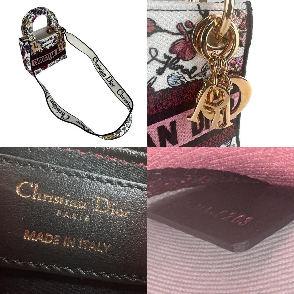 Christian Dior Lady Delight Canvas Multicolor 2way Shoulder Bag - Picture 5 of 5